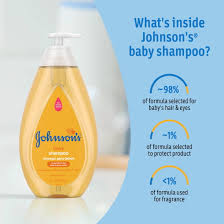 Johnson's Baby Shampoo with Tear-Free Formula, Shampoo for Baby's Delicate Scalp & Skin, Gently Washes Away Dirt