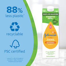 Johnson's Baby Shampoo with Tear-Free Formula, Shampoo for Baby's Delicate Scalp & Skin, Gently Washes Away Dirt
