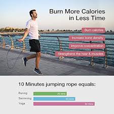 YOTTOY Skipping Ropes for Adults -Cordless Counter Jump Rope with Large Cordless