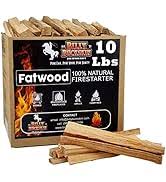 2lb Fatwood Fire Starter Sticks | 100% Natural Fire Starters for Campfires, Firepit