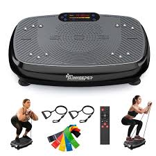 Vibration Plate Exercise Machine, Vibrating Fitness Platform for Lymphatic Drainage