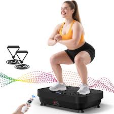 Vibration Plate Exercise Machine, Vibrating Fitness Platform for Lymphatic Drainage
