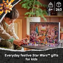 LEGO Star Wars Advent Calendar 2025 Kids Toy - Holiday Countdown Playset with 24 Toys for Boys & Girls, Ages 6+