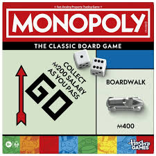 Monopoly Board Game | Classic Game with Storage Tray and Larger Tokens | Ages 8+ | 2 to 6 Players