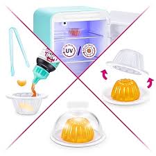 Mini Brands Fill The Fridge Playset w/UV Light by ZURU, Collectibles, DIY, Resin Play
