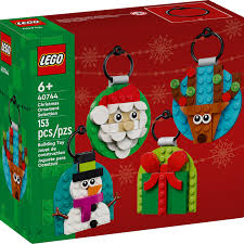 LEGO Christmas Ornament Selection Building Toys - Holiday Crafts for Family, Kids, Boys & Girls, Ages 6+