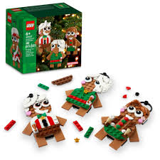 LEGO Christmas Ornament Selection Building Toys - Holiday Crafts for Family, Kids, Boys & Girls, Ages 6+
