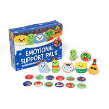 Emotional Support Advent Calendar by Relatable, Includes Mini Plush Toys and Ornaments,
