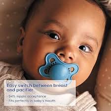 MAM Original Night Pacifiers, Binky Pacifier for 0-6 Months, BPA-Free Silicone, Glows in The Dark, Best for Newborn Babies