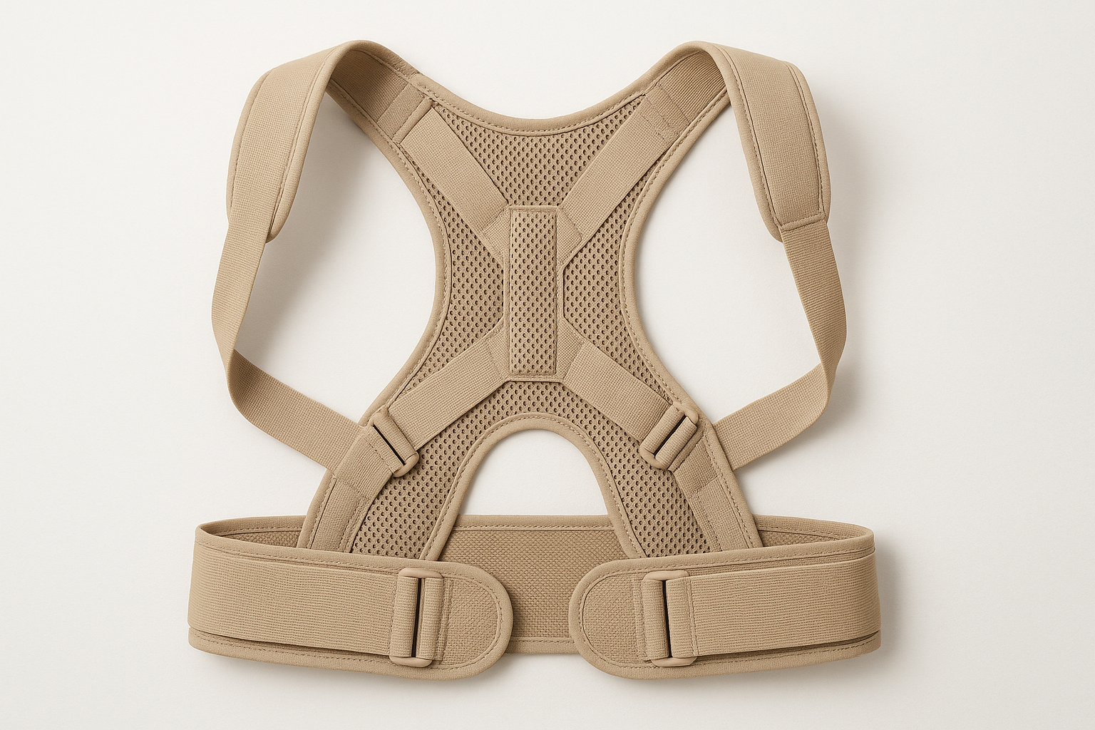 Posture Corrector for Men & Women – Adjustable, Breathable Back Brace for Shoulder, Neck & Upper Back Pain Relief